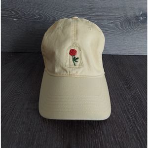 Disney Parks Beauty & The Beast Tale As Old As Time Yellow Baseball Hat
